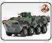 아카데미 Academy Hobby Model Kit – 4D K808 Wheeled Armored Vehicle, Snap-Fit Puzzle Build for All Ages
