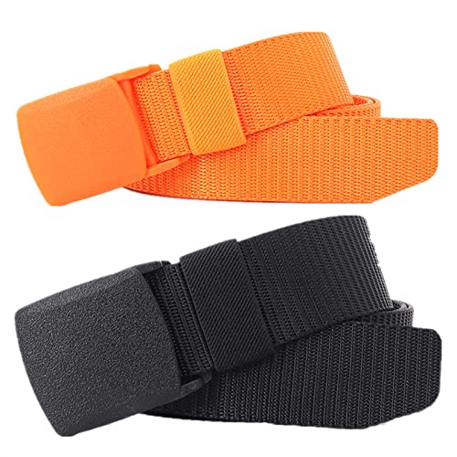 Cinturón sin metal elástico para evitar alergias y agilizar controles de seguridad pack de 2