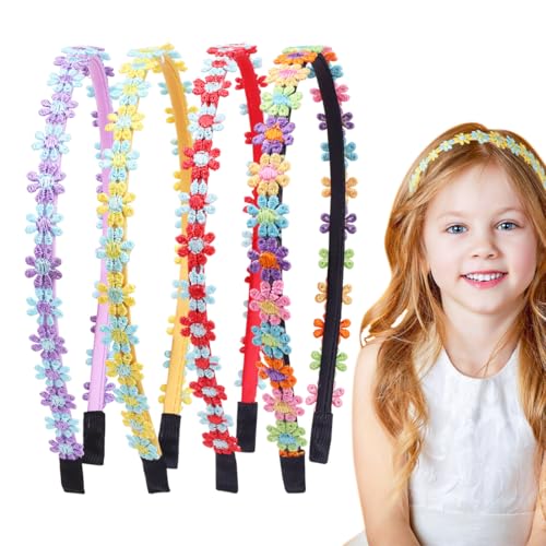 EUYKQNOI 4 Stück haarreifen blumen haarreif haarreifen mädchen...