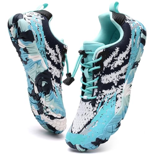 Image of WateLves Barefoot Water Shoes for Women Men Wide Toe Quick-Dry Lightweight Mesh Breathable Aqua Shoes for Beach Swim Yoga Exercise Surf Pool Boat