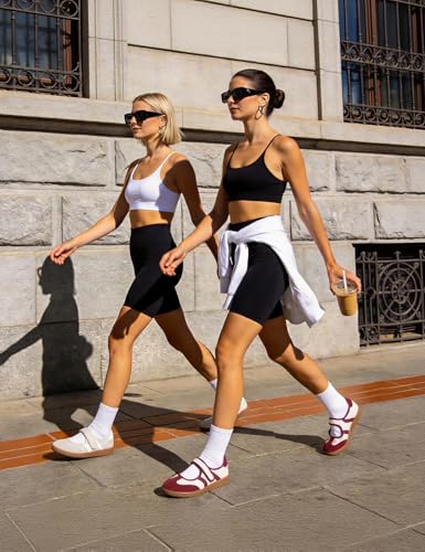 Image of Mary Jane Sneakers for Women Slip on Ballet Flats Walking Retro Sneakers | Round Toe Mary Jane Shoes,Hook and Loop,Lightweight Footwear,Women Fashion Sneakers for Walking, Travel, Workout, Daily Wear