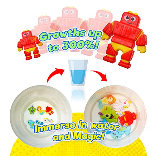 Ja-Ru 316 Magic Grow Toy (2 Pack, 6 Toys) Monster, Robot & Rocket Expandable Water Growing Toys. Pool, Beach, & Bath Toy. Kids Party Favors thumb #5
