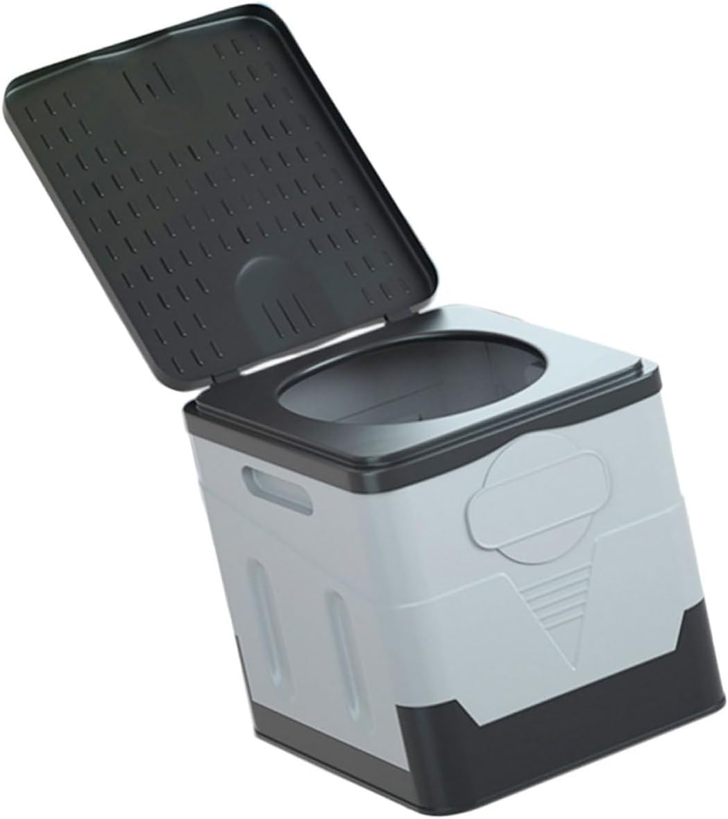 Travel Potty Storage Car Folding Toilet Easy to Carry Camping Portable Bathroom Dustbin