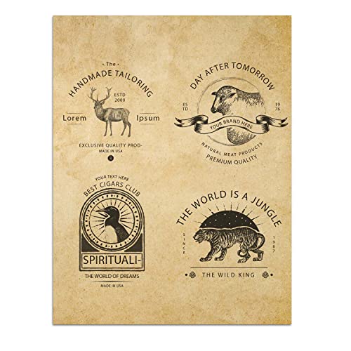 Stationary Paper For Writing Letters - Vintage Antique Letterhead Paper, Letter Size Stationery Writing Paper, 100 Sheets Double-Sided Invitation/Decorative Printer Paper, 8.5" X 11" #TOP5