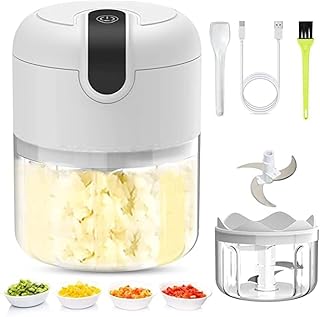 CLOUDTAB Wireless USB Rechargeable Mini Electric Chopper | Food Processor Blender Grinder Mincer for Garlic, Ginger, Onio Price In India