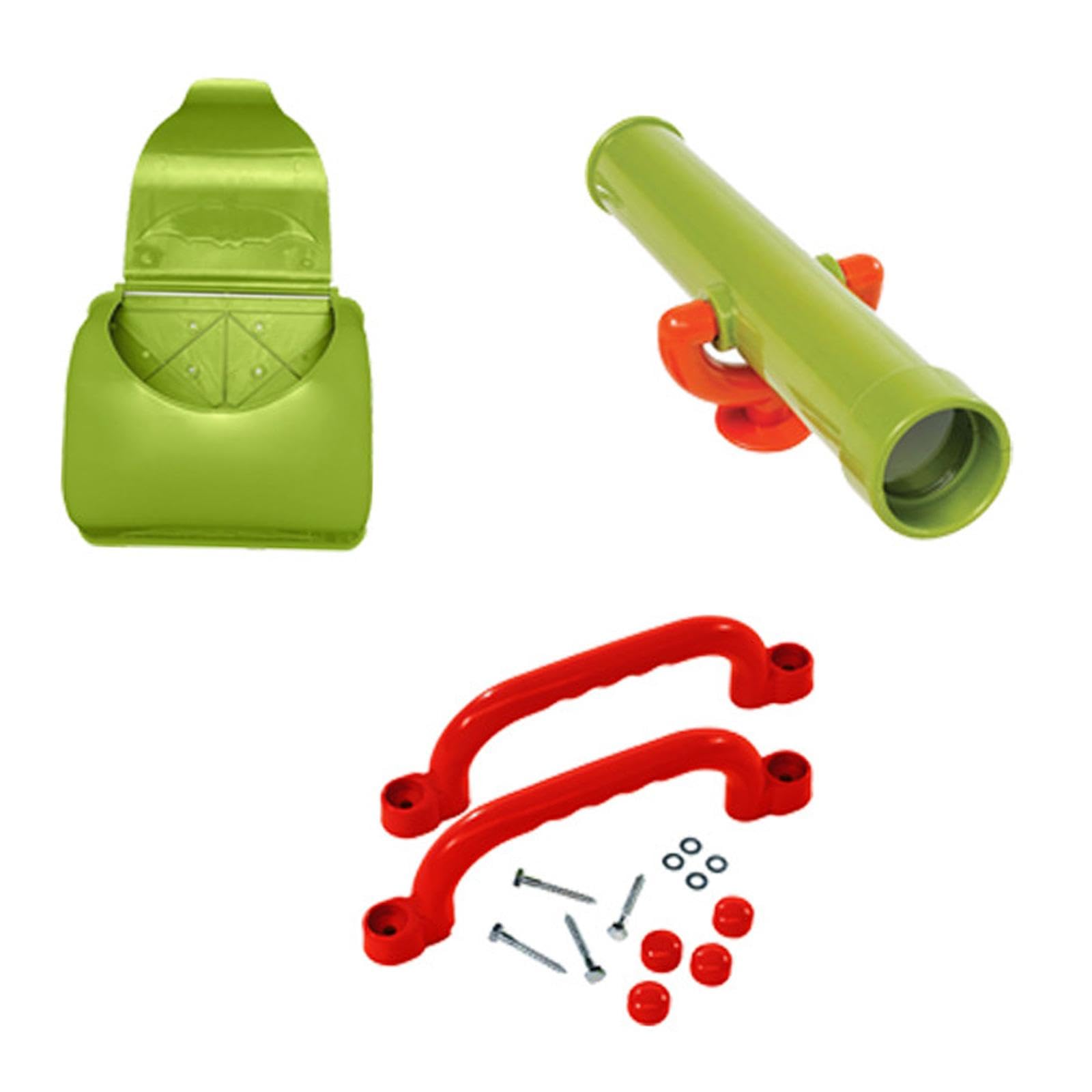 Kinderspielzeug, Outdoor Ausrüstung, Briefkasten Und Teleskop, Schaukel, für Interaktives Lernen, Grün