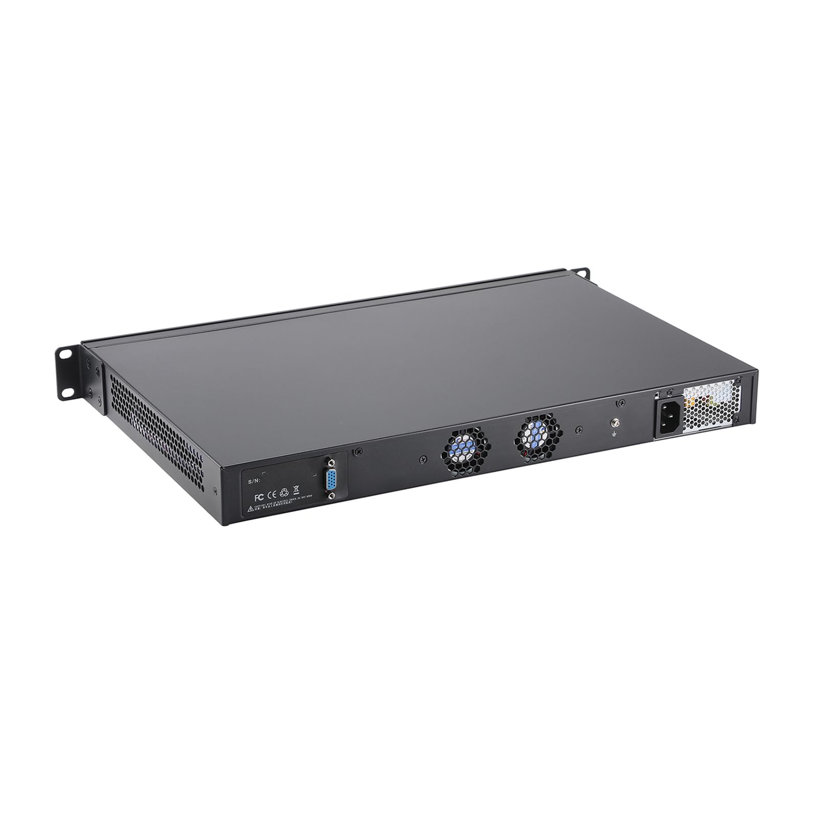 Firewall, VPN, 19 Inch 1U Rackmount, Mikrotik, PFSense, OPNsense, Network Appliance, Core I3 4160, RS16, 6 x 2.5GbE 226-V LAN, 2 x SFP+ 82599ES, Bypass, 4G RAM, 128G SSD