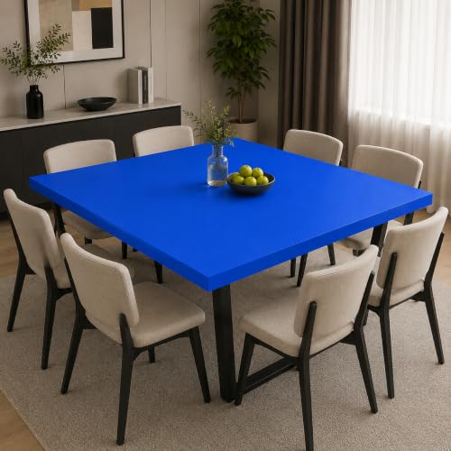 Image of Vinyl Contact Paper Decorative for Cabinets Countertops Kitchen Shelves Liner Self Adhesive Film Peel and Stick Waterproof Removable Wallpaper (Inches 24 x 118, Matte Royal Blue)