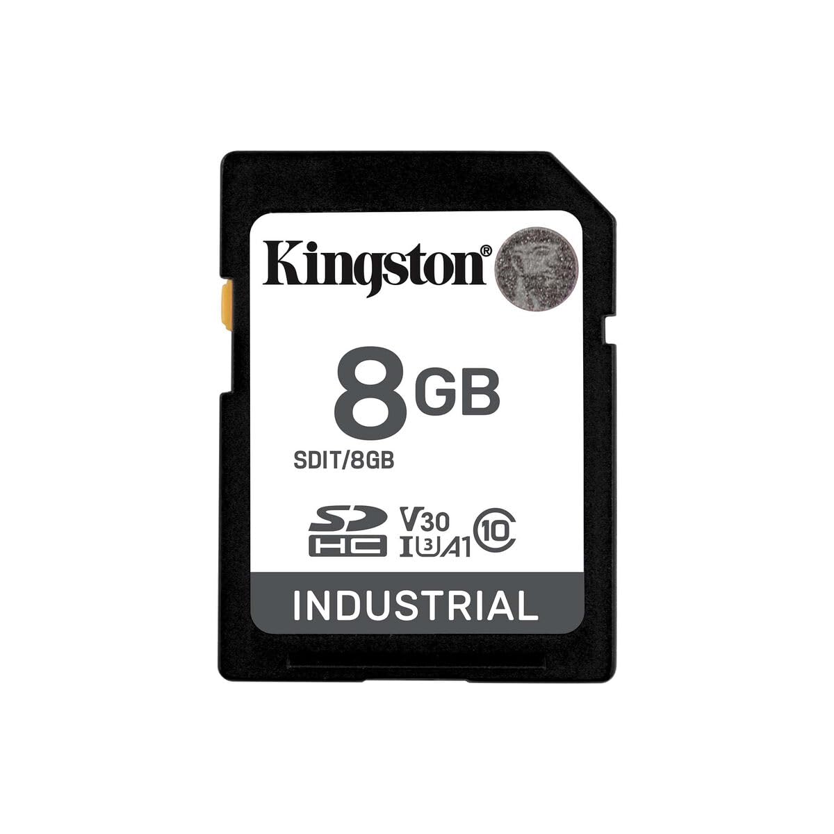 Kingston Przemysłowa karta SD, do 100 MB/s, wysoka wytrzymałość, UHS-I U3 V30 A1, (SDIT/8 GB)