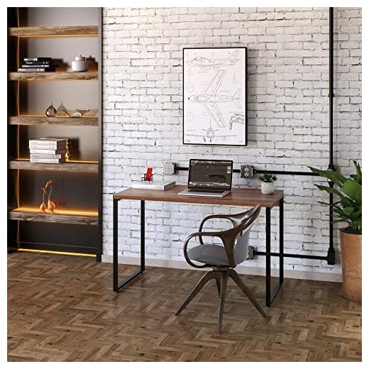 Mesa para Escritório Office Estilo Industrial 1,20m Kuadra