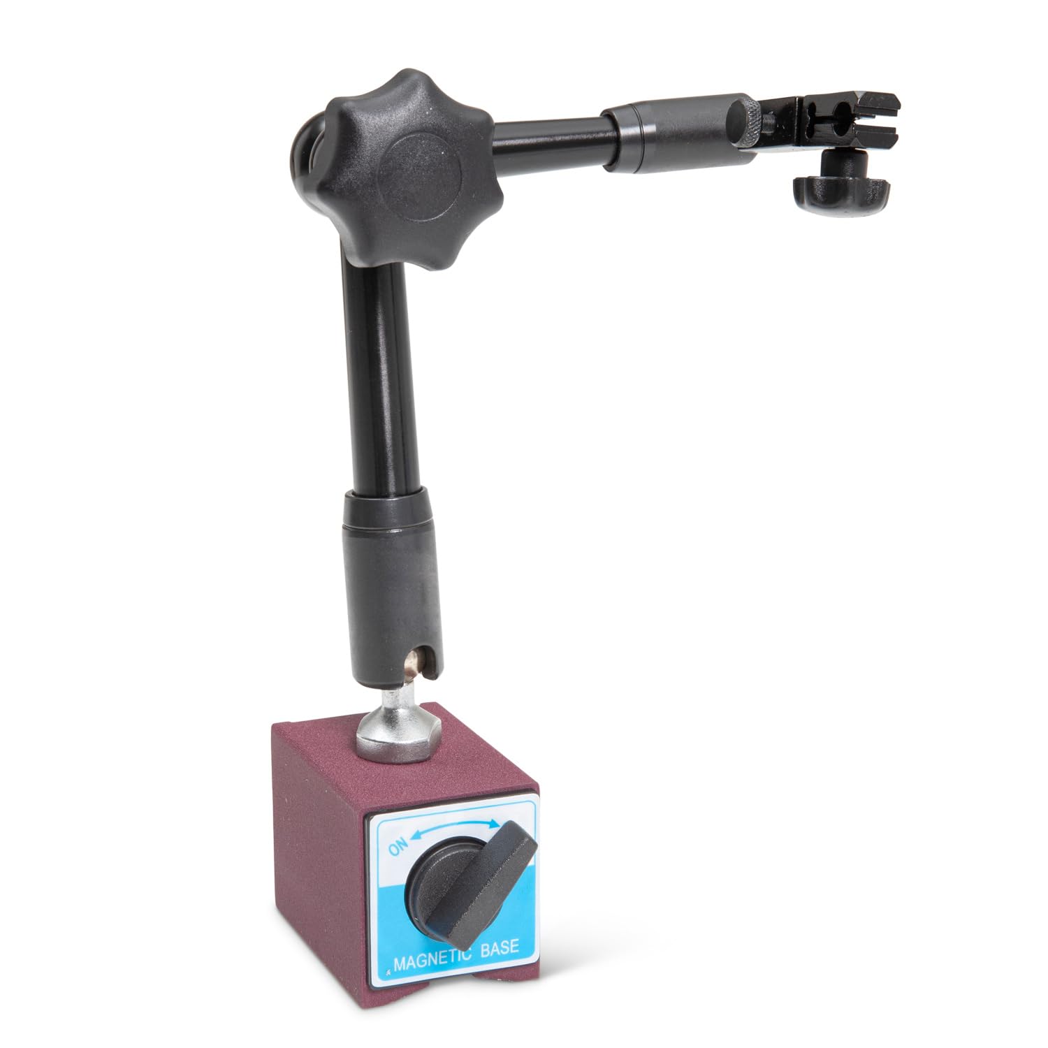 SOPORTE ARTICULADO PARA COMPARADOR, Comparator de precisiòn con longitud total de 290 mm y base magnética 60 kg