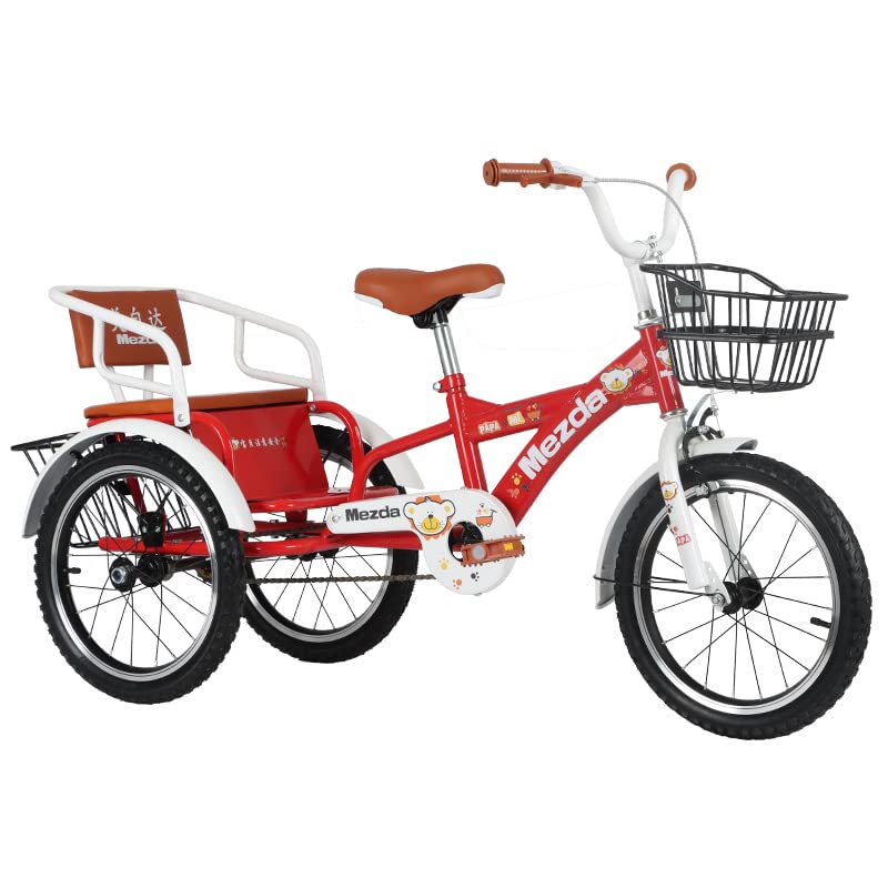 Amazon.co.jp: バスケット付き子供用三輪車、トライク14/16/18インチ3