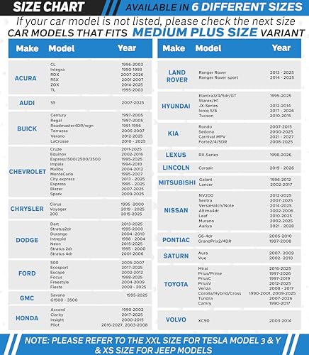 Image of Autovir Car Windshield Sun Shade | Durable 240T Material Sun Visor for UV Rays and Sun Heat Protection | Medium Plus (64 inch x 33.5 inch)