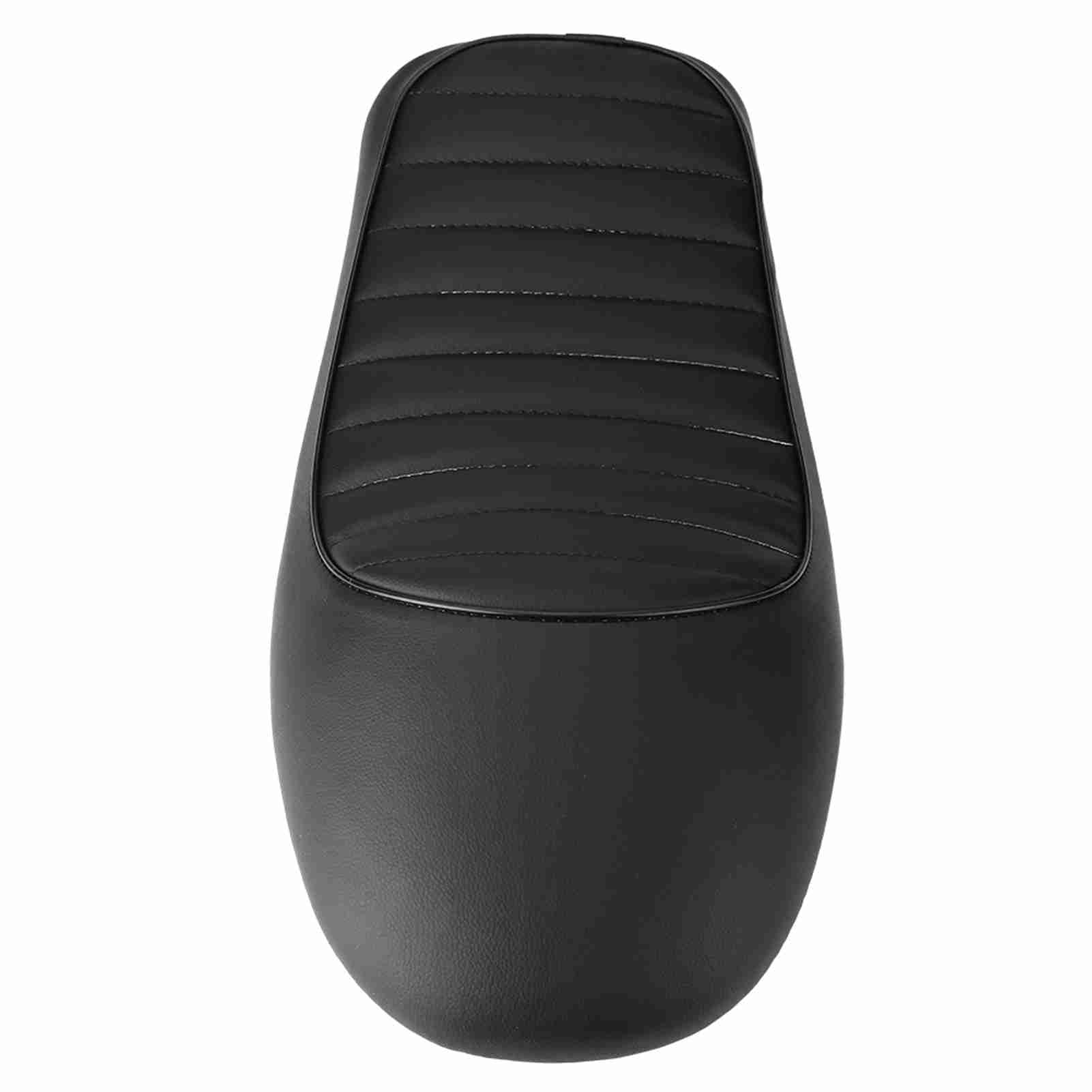Tonysa Motorcycle Seat Flat Saddle, PU Leather Cushion (B Type)