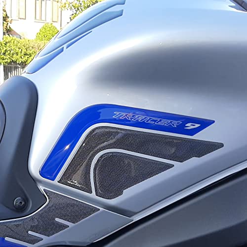 Autocollant Moto Yamaha Tracer 9 2021 Resin Bike Protection Réservoir 3D Effet Métallisé