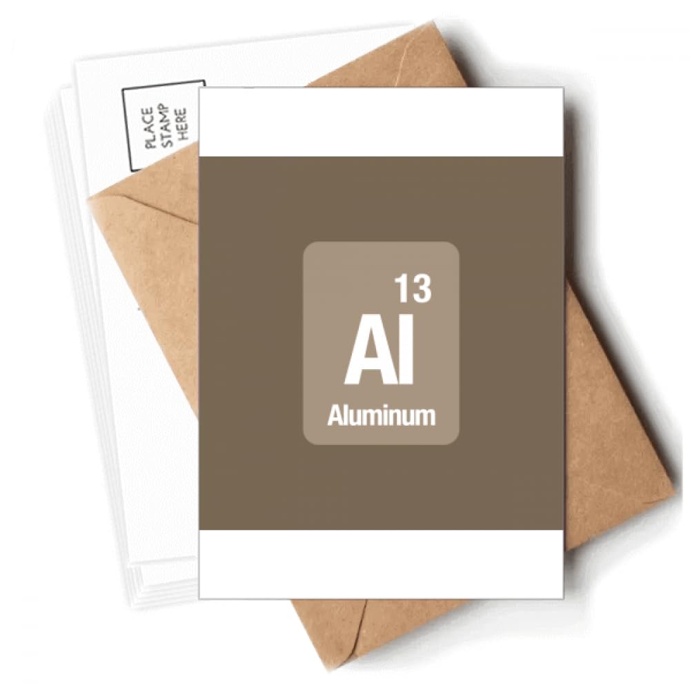 Al Alunum Checal Element chem Postcards Envelopes Blank Note Cards Mailing