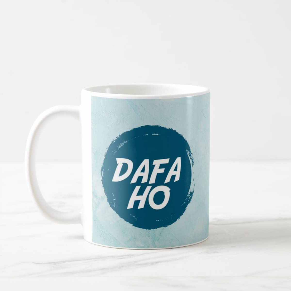 Giftcart Mom Love (Dafa Ho, Chup kar) Coffee Mug for Mothers Day | Best Birthday Gift or Mothers Day Gift for Mom (300ml Coffee Mug for Her)