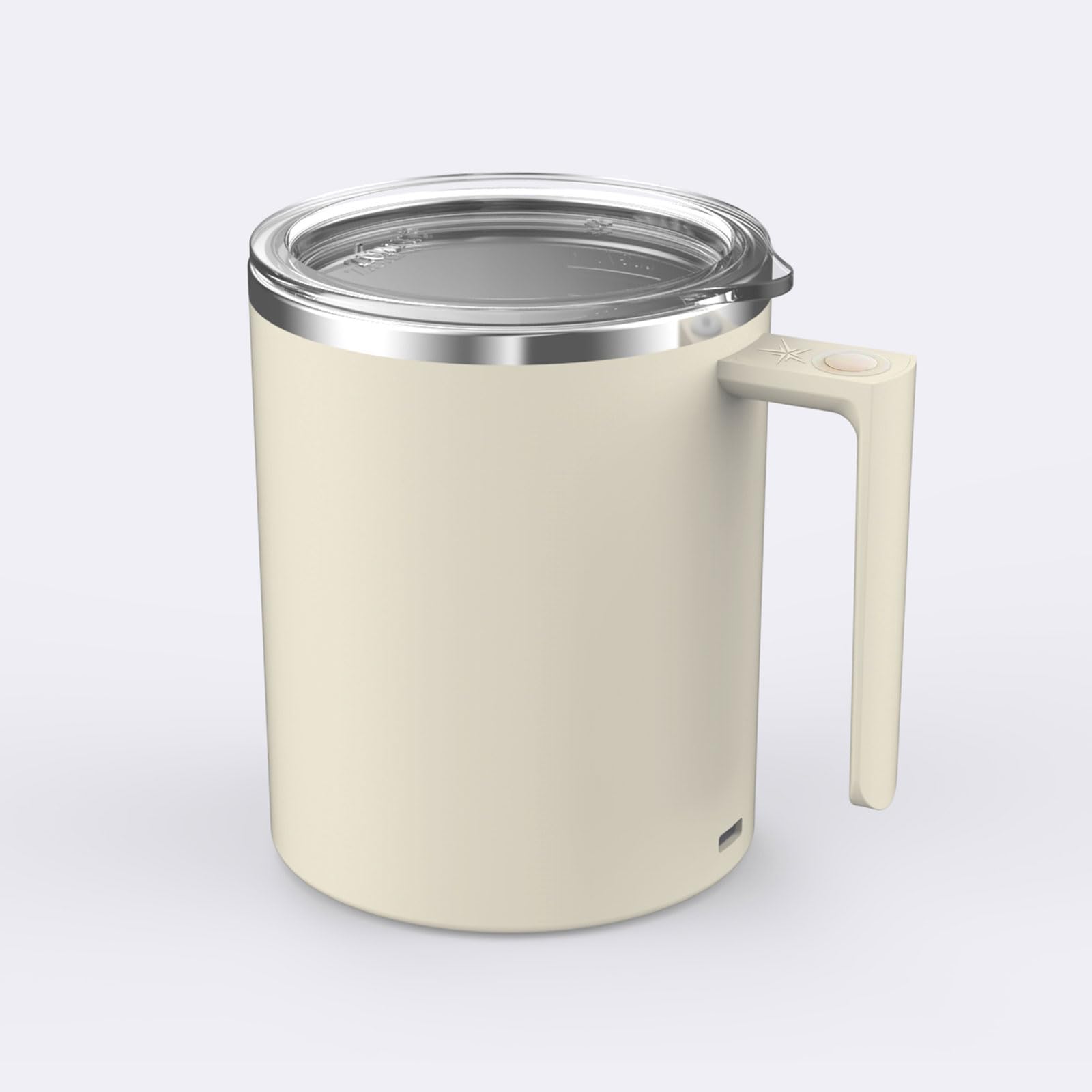 Tasse Magnétique Automatique pour Café - Mélangeur Électrique USB, Acier Inoxydable, 300ml, Nettoyage Facile