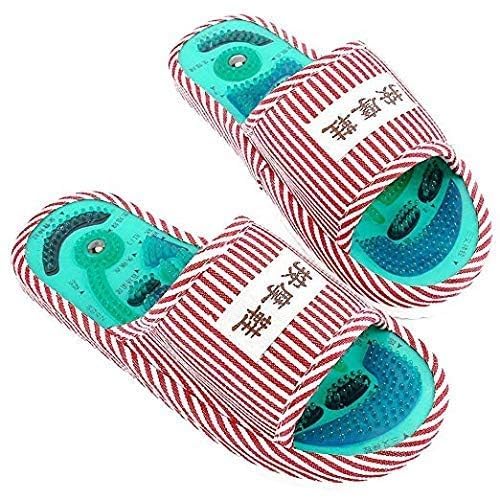 DHAVL 1 Pair Acupressure Foot Massage Slippers Acupuncture Acupoint Massage Sandals Shoes Reflexology Health Shoes for men Women Popular in The World