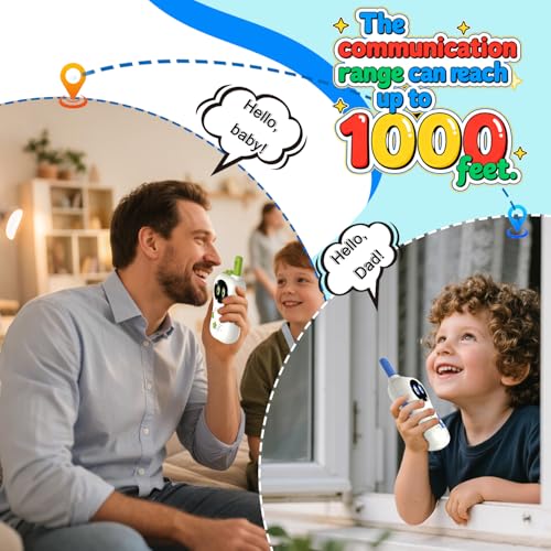 Image of Dinosaur Children's walkie Talkie, a Cartoon mini Designed Exclusive walkie Talkie, Suitable for Boys and Girls for Outdoor Exploration, Camping, Hiking Toys, Christmas, Birthday Gifts