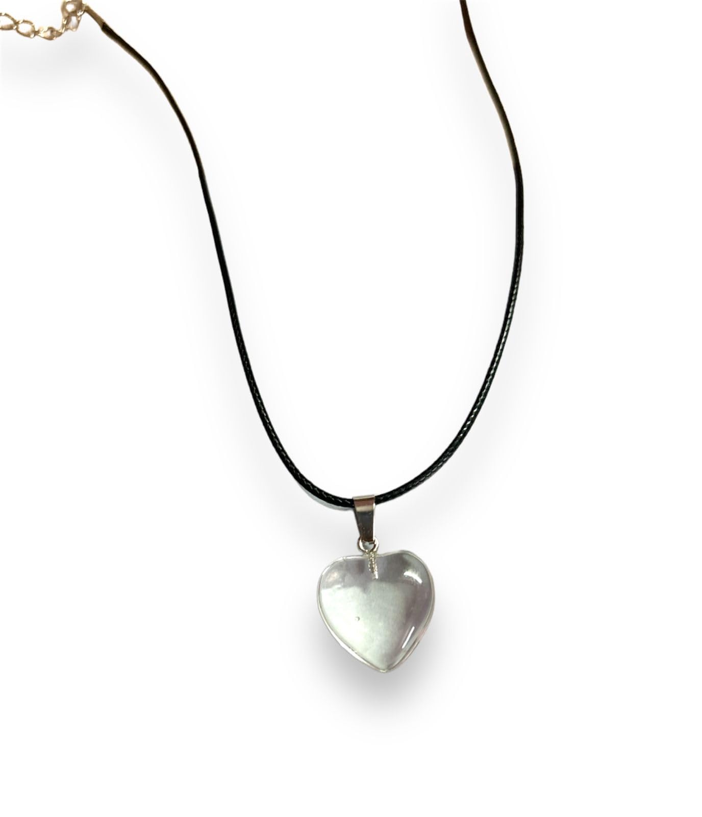 Fashion Heights necklace Pendant Transparent Love Heart Crystal Bead Lover Girl Gift Pendant Necklaces Fashion Necklace Women- 18 * 10mm (B0D58C66P2) Amazon Price History, Amazon Price Tracker