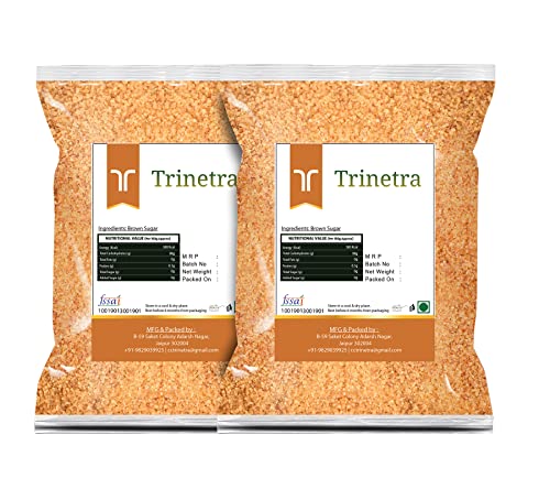 Image of Trinetra Brown Sugar | Unrefined Healthier Sugar Alternative | 800kg (2 x 400g)