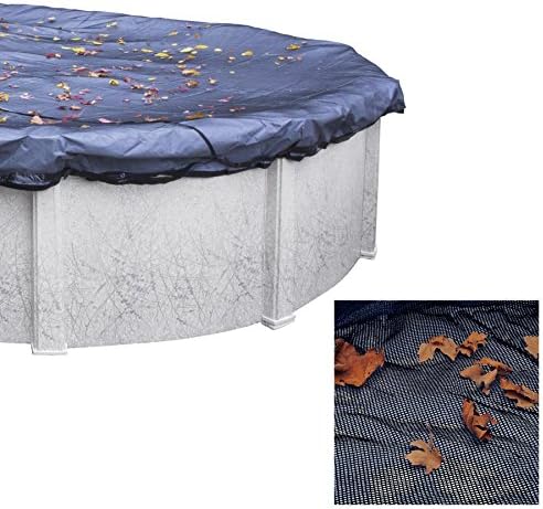 Round Leaf Net Swimming Pool Cover (27/28 Ft.)