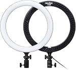 Godox LR120 12 1 cm LED Ring Light Studio Photographie Fill-in Light 3000K-6000K Luminosité réglable USB Powered with Phone Holder for Live Streaming Selfie Maquillage Portrait Photographie