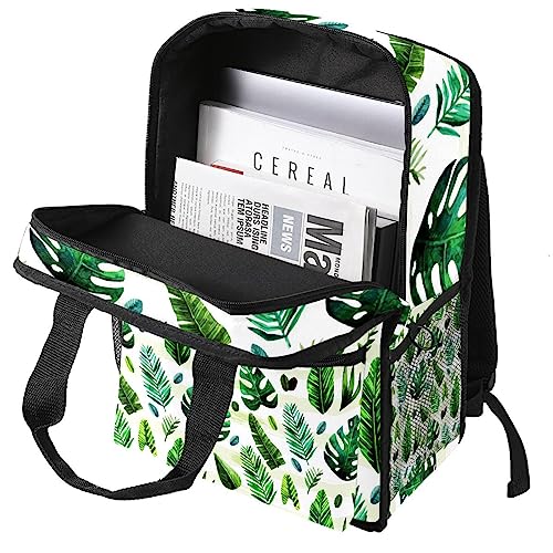Sac à dos garçons imprimé jungle verte pour grandir libre - 3