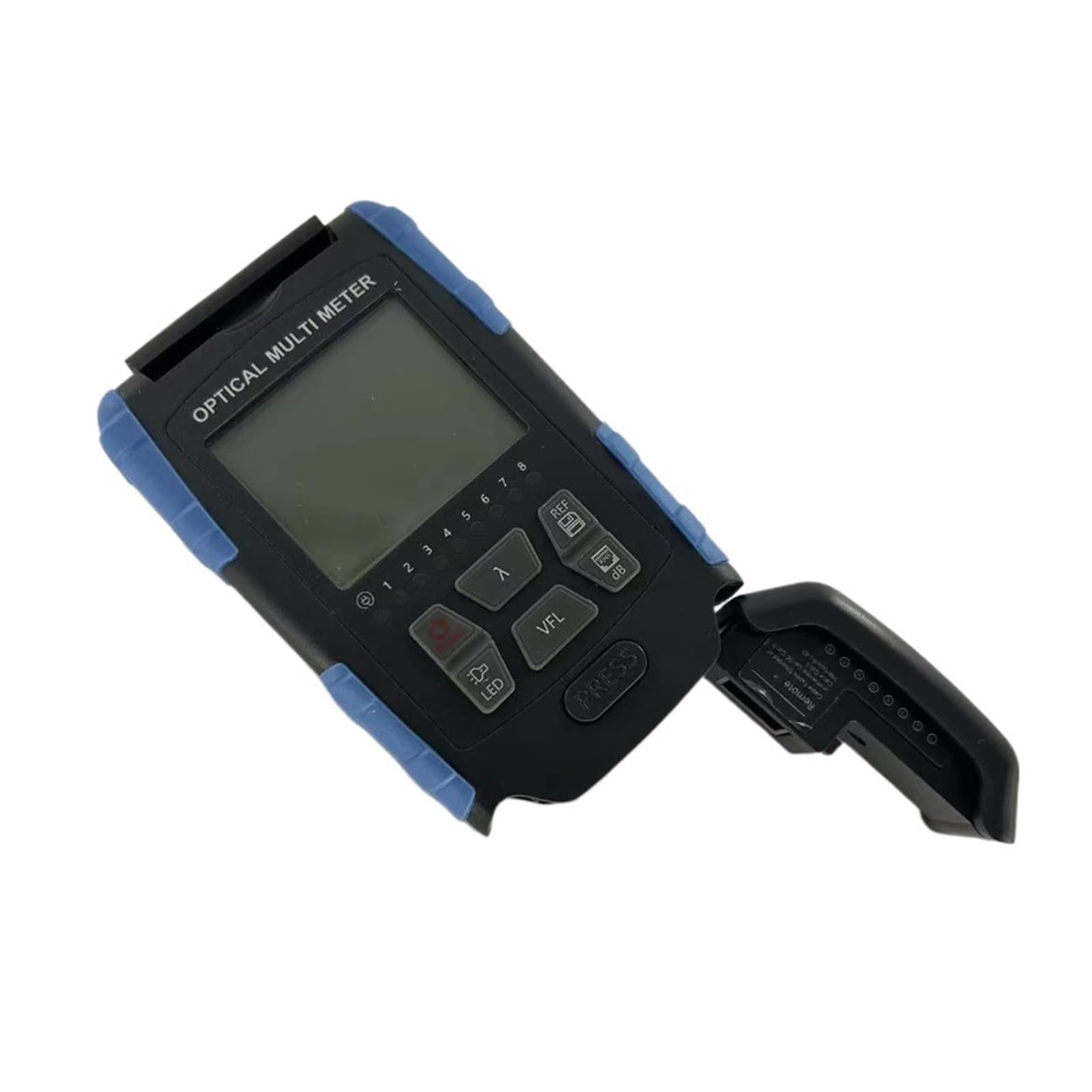 Esposimetro, Macchina multifunzione for test in fibra ottica all-in-one con test di rete, illuminazione a LED VFL da 15 mW, misuratore di potenza ottica OPM da 1577 nm(50 26dB Rechargeable)