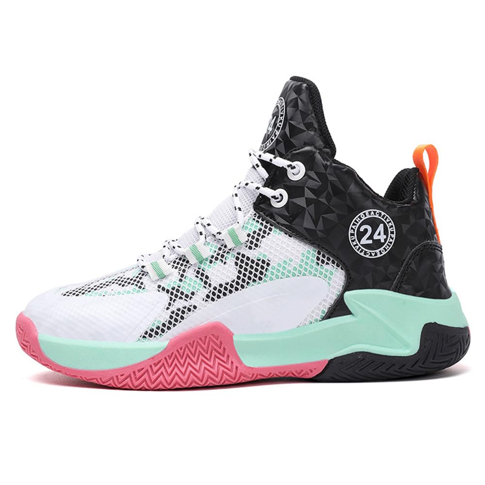 Hixingo Zapatillas de Baloncesto para Niños, Zapatos de Baloncesto para Hombre Zapatillas de Deporte de Caña Alta, Sneakers Unisex Zapatillas de Correr Casuales