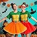 FONYFA for TMNT Costume Set, Halloween Tutu Skirts Women Shirt for TMNT Costume for Funny Halloween Christmas