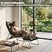 novaterra® 3-teiliges Entspannungssessel-Set mit Fußstütze & Beistelltisch – Outdoor Loungesessel aus Metall mit komfortablen Stoffpolstern für Garten, Balkon & Terrasse