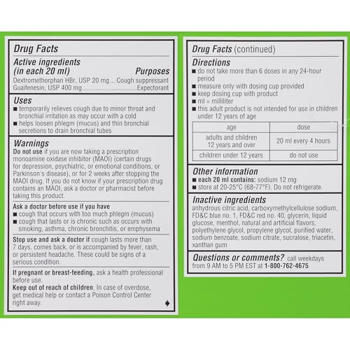 Robitussin Adult Maximum Strength Cough Plus Chest Congestion Dm Max thumb #7