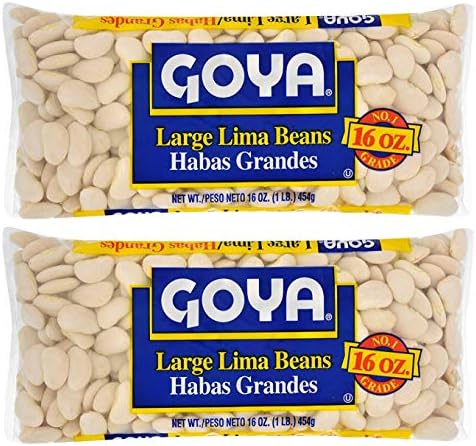 Goya Large Lima Beans 1lb (Pack of 02)