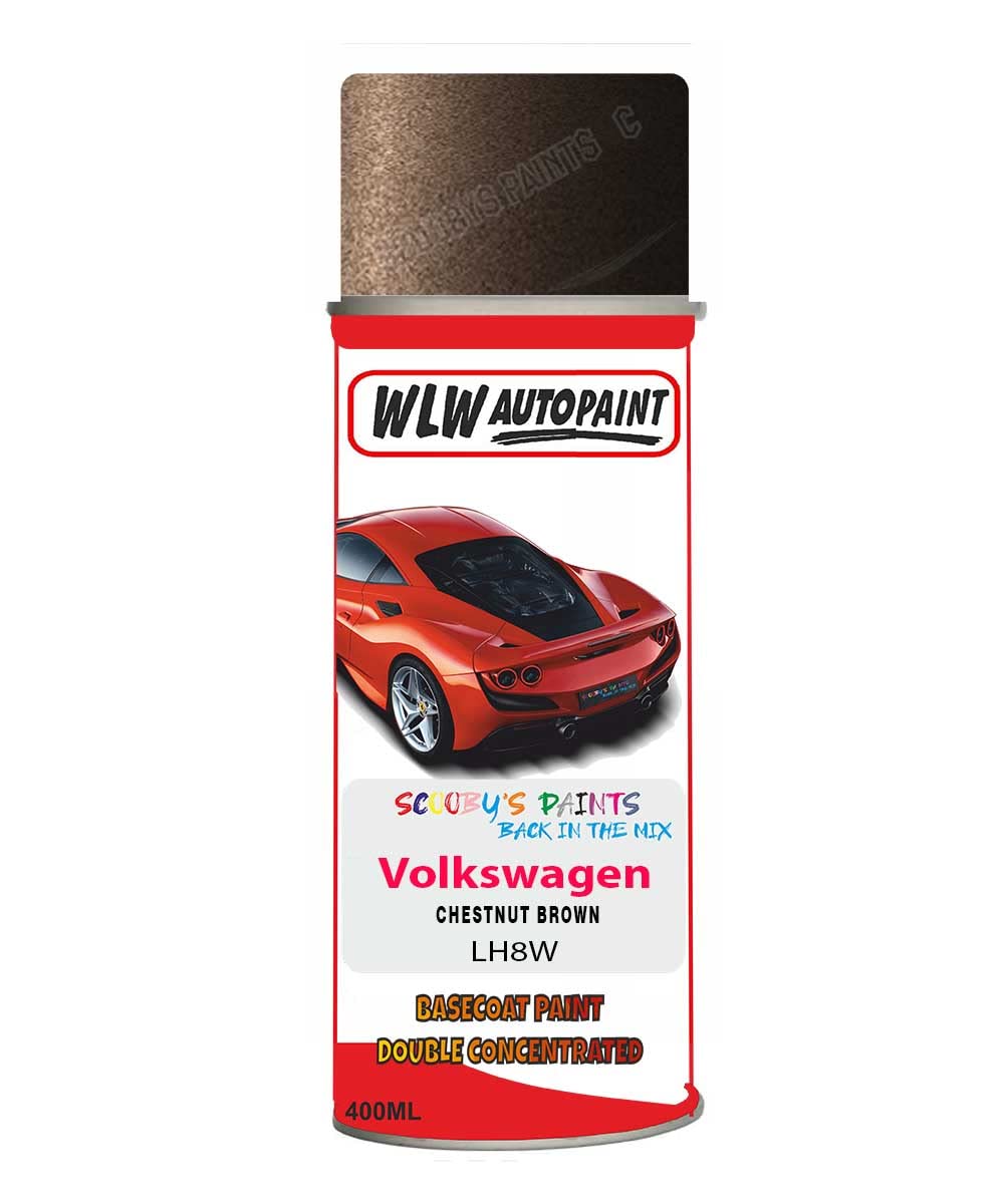 Basecoat Aerosol Spray Paint For Volkswagen Amarok Chestnut Brown 2015-2018 Code Lh8W