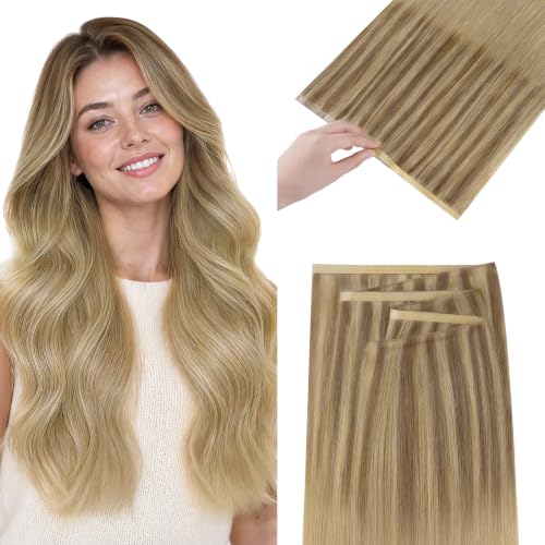 GOO GOO Tape In Weft Hair Extensions, Invisible Genius Weft Home DIY
