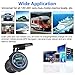 12V USB Quick Charge 3.0 Port & PD USB C Car Charger Socket, 12V USB Outlet with wire for Car Marine Boat Motorcycle RV Truck