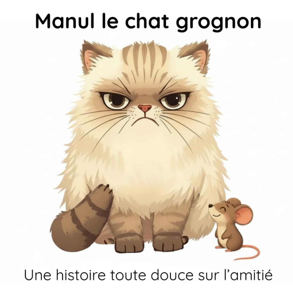 Manul le chat grognon: Une histoire toute douce sur l'amitié