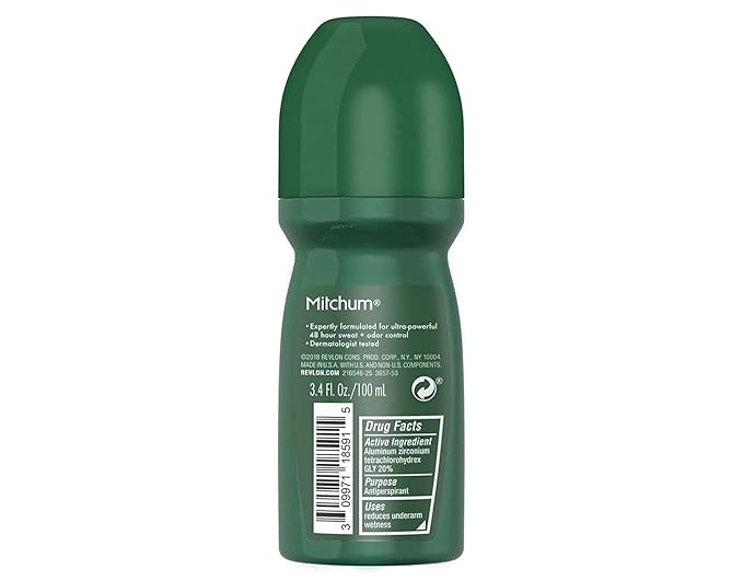 Mitchum Anti-Transpirante y Desodorante Roll On Invisible Sin Fragancia 3.4 oz Pack de 2 miniatura 3