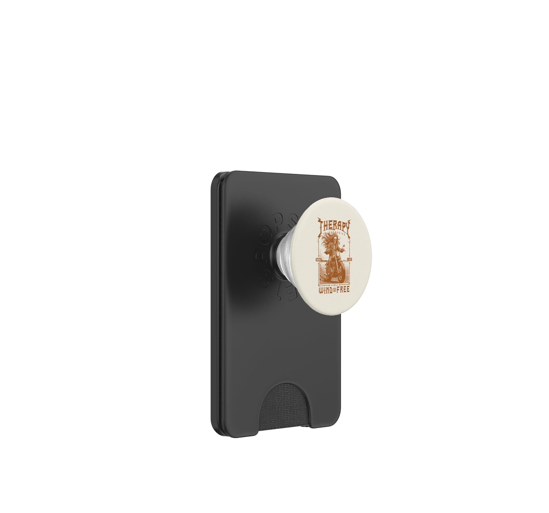 Motocycliste Hommes Thérapie Amateurs de Moto Motard PopSockets PopWallet pour MagSafe
