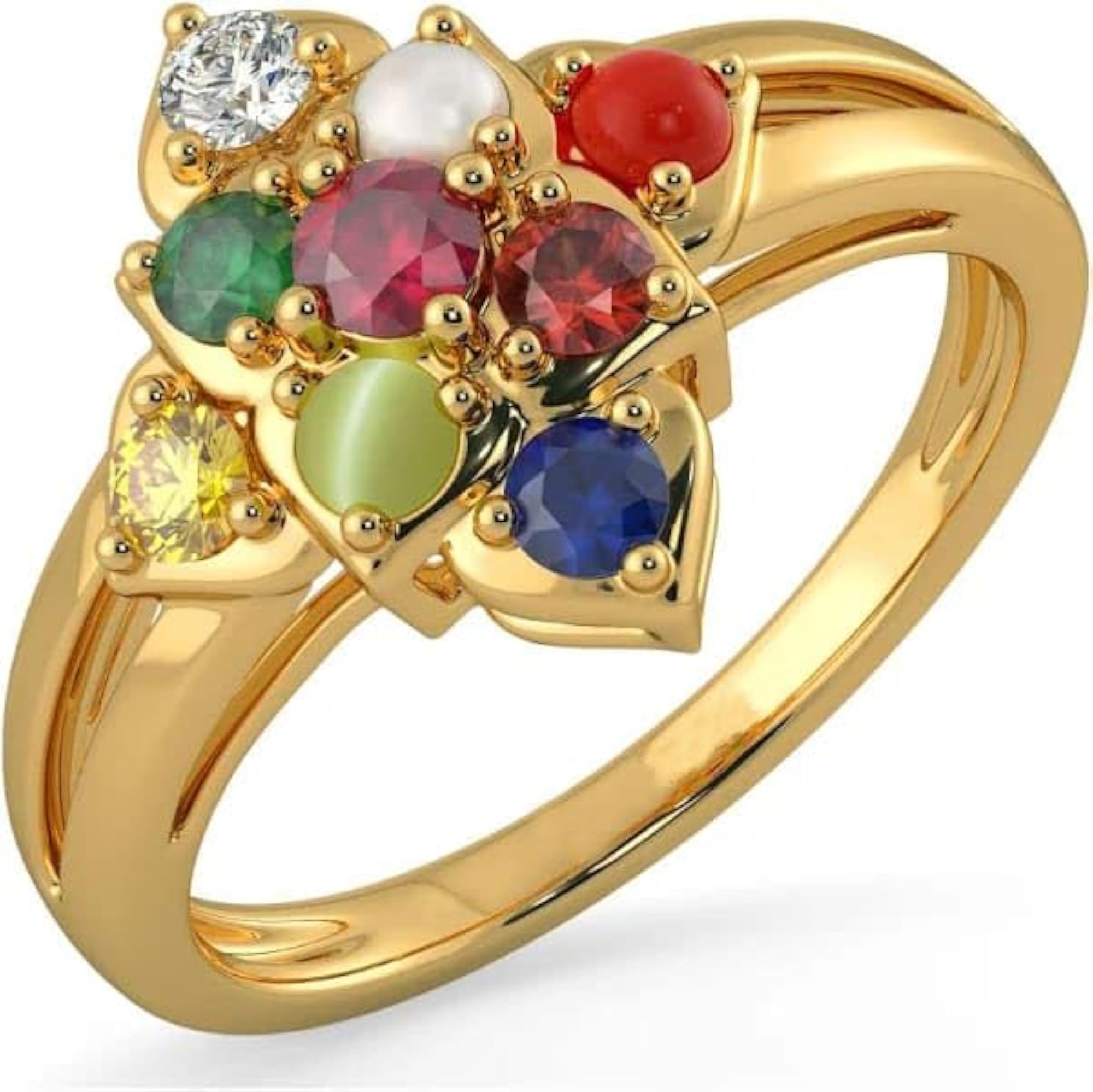 Men's & Women's Nine Planetary Stones Navgrah Finger Ring