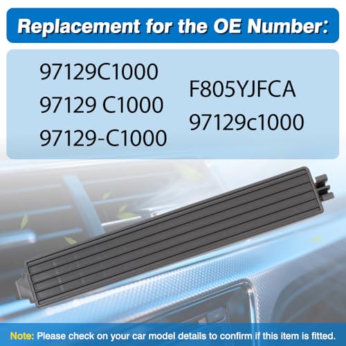 KACEPAR Air Filter Cover, Air Conditioner Filter Cover, Replace 97129C1000, F805YJFCA, Compatible with Hyundai Sonata 2.0L 2016-2019, Kia Cadenza 3.3L DOHC 2017-2020, 1 pc by KACEPAR - Used condition - Image 7