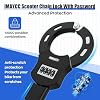 IMAYCC Scooter Lock, 4 Digit Combination Electric Scooter Lock Anti Theft Heavy Duty Resettable with 3 Key, Chain Lock for E Scooter Bike Motorcycle & Door
