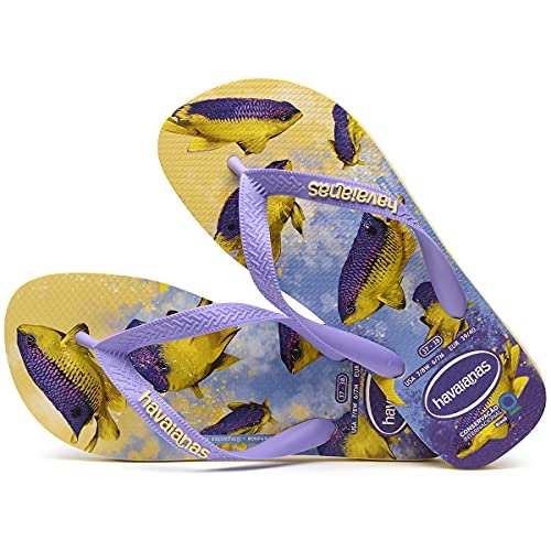 Chinelo Havaianas Conservação Internacional adulto-unissex, Amarelo Limão, 37/38