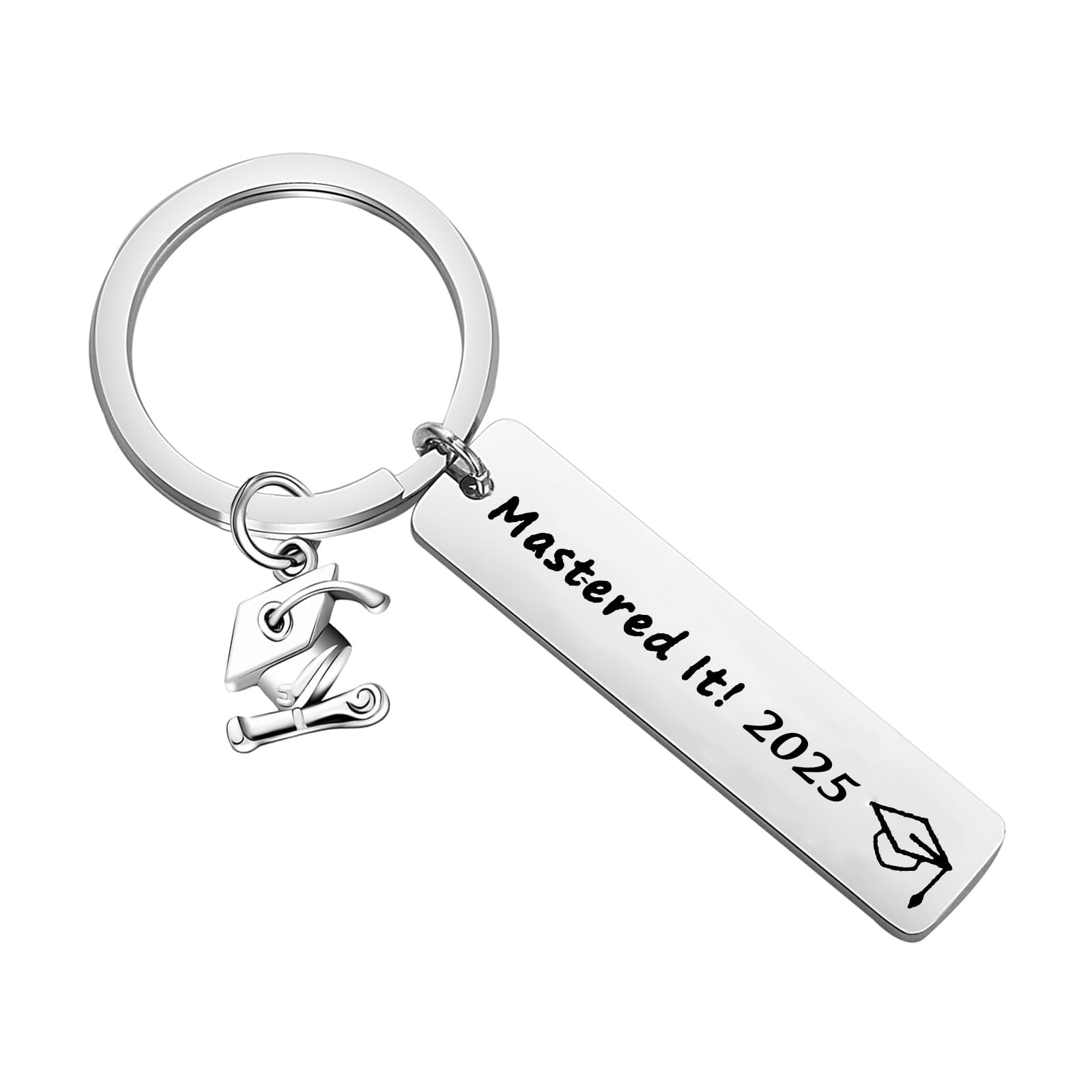 LQRI 2025 Graduation Gift Mastered It 2025 Keychain Class of 2025 Graduation Graduation Celebration Party Gift for Him Her