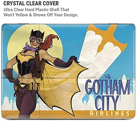Skinit Case + Skin Compatible with MacBook Air 13in (2020) - Officially Licensed Warner Bros Batgirl- Fly Gotham City Airlines Design