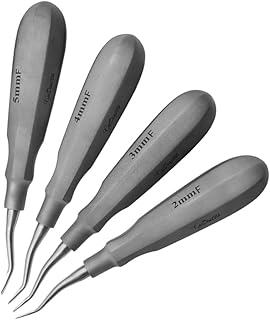 Luxating Elevator Set of 4 Having Standard Handle with Inside Bend Tip