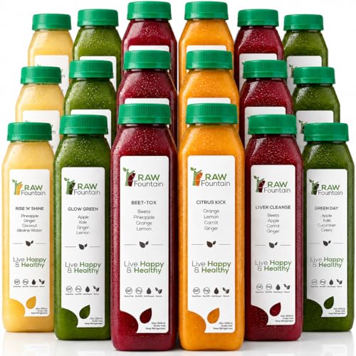 3 Day Juice Cleanse by Raw Fountain, All Natural Raw