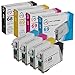 LD Products Remanufactured Ink Cartridge Replacement for Epson 68 ( Black,Cyan,Magenta,Yellow , 4-Pack )